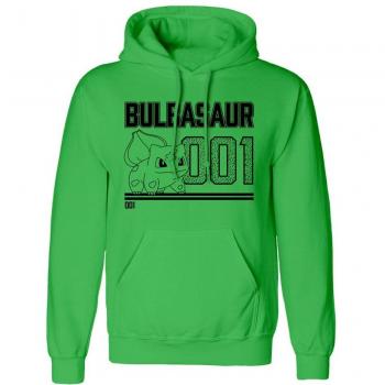 Pokemon Sudadera Capucha Bulbasaur Line Art Talla M