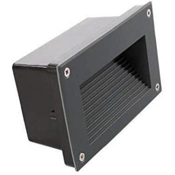 Baliza LED Empotrable Exterior Mystic Gris 3W IP65 6000K Blanco Frío