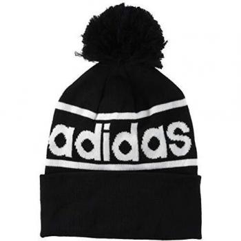 adidas Logo Pom Woolie Hat, Unisex Adulto, Black/Dgreyh/White, OSFM