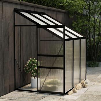 Anthracite Aluminum Greenhouse 3.97 m³ (140.1 ft³)