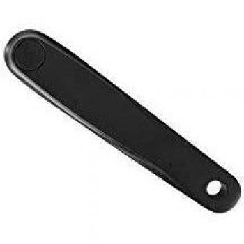 Biela Izquierda 170mm de Aluminio Negro con Diseño Rombo para Bicicletas - Sunrace