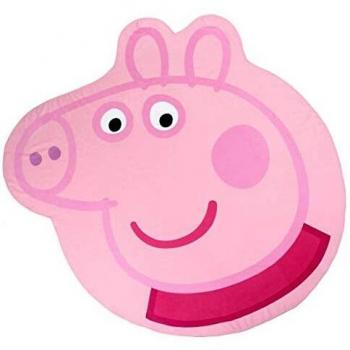 Cerdá Toalla Playa Infantil con Forma de Peppa Pig, Rosa, Diámetro 130 cm