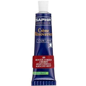 Crema Renovadora para Cuero Saphir 25ml - Color Cereza