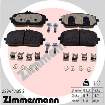 Pastillas de freno ZIMMERMANN 22944.185.2