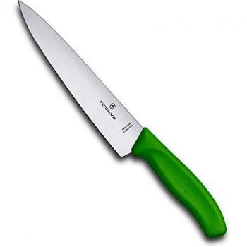 Victorinox Swiss Classic Cuchillo de filetear con hoja de19 cm, fabricado en acero inoxidable y de color verde