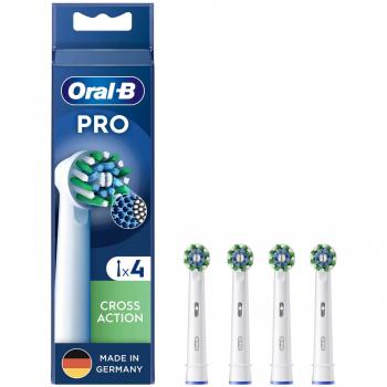 Cabezal de Recambio Oral-B Pro Cross Action 4 Unidades con Borstado X-fórmigo