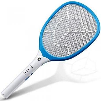 CYOUH Raqueta Mosquitos Recargable, Raqueta Mosquitos Electrica con Luces USB Recargable Asesino de MosquitosInsectos y Moscas