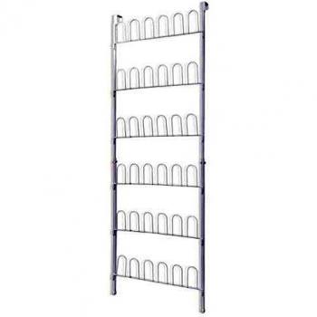 vidaXL Organizador de Zapatos de Metal Blanco, 18 Pares
