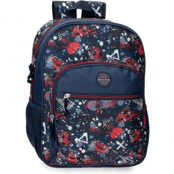 Mochila Movom Free Time Poliéster 38x30x12cm Multicolor Infantil