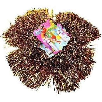 S/O 2 Pack (2 x 1) decorativos color: oro decorativos danza wedel Porrista pelo baile (0378)