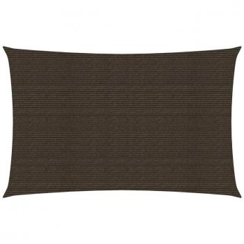 Toldo de vela HDPE 160 g/m² 5x8 m Color Antracita, Beige, Terracota
