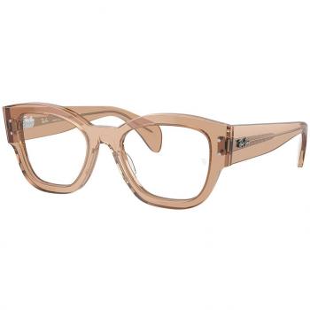 Ray-Ban RX7681V Jorge 8353 Armazones para Hombre Marrones con lentes recetados de 52 mm