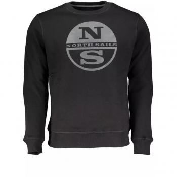 North Sails Black Cotton Sweater - XXL
