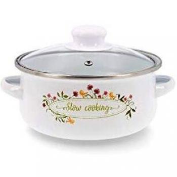 Quid Cacerola 18CM Acero ESMALT Memory QD, Inoxidable, Multicolor