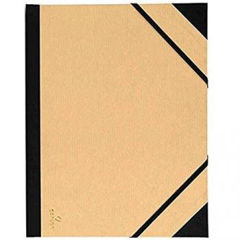 Carpeta Dibujo 32x45 cm, Canson Tendence Kraft, con Gomas