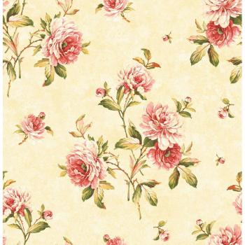 Heritage Floral Wallpaper - Red
