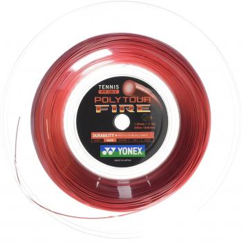 YONEX Poly Tour Fire Carrete de Cadena – Rojo, 1,2 mm/200 M