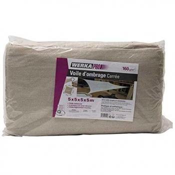 Vela de Sombra Crema Werka Pro 5 x 5 m