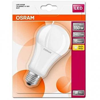 Osram Star Classic a Lámpara LED E27, 19 W, Blanco