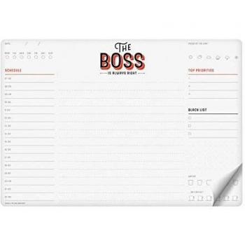 Legami SMANT0012 Smart Notes, Alfombrilla de ratón de Papel y Block-Notes, Boss
