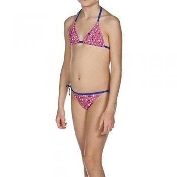Arena Chica Triangle Bikini Stars rosa Fresia Rose/Royal Talla:8 años