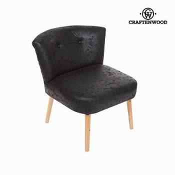 Poltrona retrò nero antico by Craften Wood