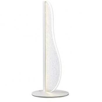 Lámpara de mesa pequeña LED BIANCA 12W, luz cálida 3000K, 700 lm, blanca, acrílico, garantía de 3 años