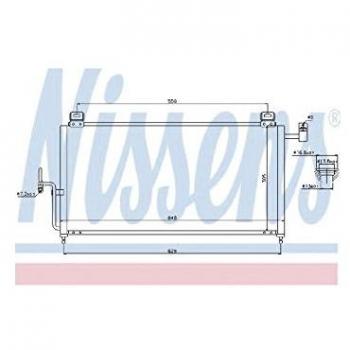 Condensador de Aire Acondicionado NISSENS 94720 - Sistema de Aire Acondicionado, alta eficiencia, diseño optimizado para un mejor rendimiento térmico, fabricado con materiales de calidad para mayor durabilidad y resistencia a la corros