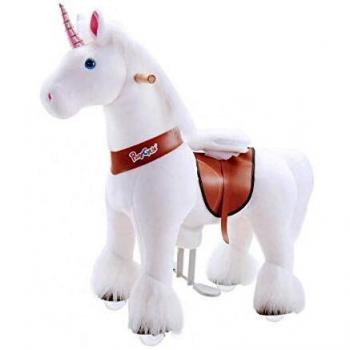 Ponycycle Unicornio blanco para montar Modelo pequeño