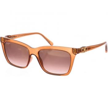 Salvatore Ferragamo SF1027S Square Frame Women's Sunglasses - Brown - One Size
