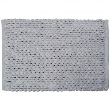 Alfombra de baño gris de 50x75cm