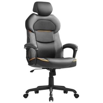 Silla gaming ajustable con reposacabezas, respaldo reclinable, tela de algodón, carga 150 kg, disponible en azul turquesa, negro o rosa