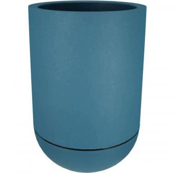 Maceta Riviera Blanco Ø 40 cm Plástico Redondo