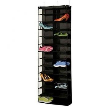 hoomall 26-pocket zapatero para colgar bolsa de almacenamiento zapatero para colgar estantes en la puerta
