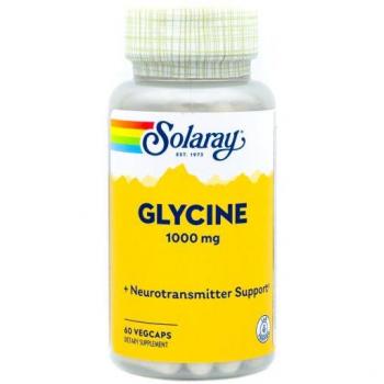 Solaray Glycine 1000 mg 60 Vegetarian Capsules