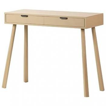 Consola Adda Home de MDF y Pino en color Marrón y Negro, dimensiones 90x35x75 cm, con espacio de almacenamiento adicional