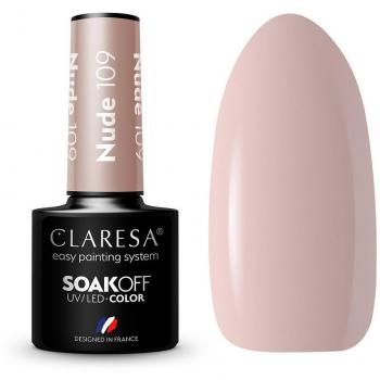 Esmalte semipermanente Claresa 109 Nude UV Nail Polish 5ml