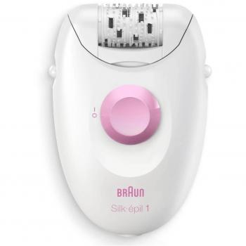 Depiladora eléctrica Braun Silk-Épil 1 Soft Lift 1-176, incluye tecnología de pinzas para una depilación suave y efectiva, diseño ergonómico para un mejor agarre, cabezal lavable para fácil limpieza y