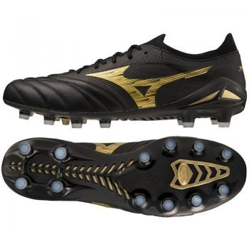 Botas de fútbol Mizuno Morelia Neo IV Beta Elite MD, tamaño 10, color negro