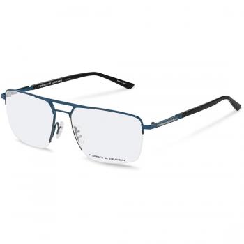 Porsche Design P8398 D Men's Eyeglasses Blue Size 56 - Frame Only, Blue Light Block Available