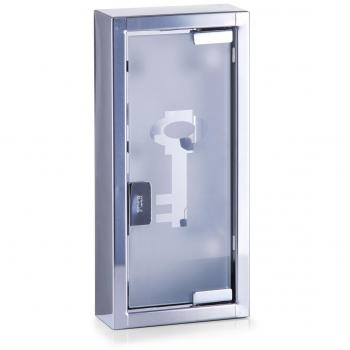 Zeller 13844 - Armario para llaves de oficina, color plateado