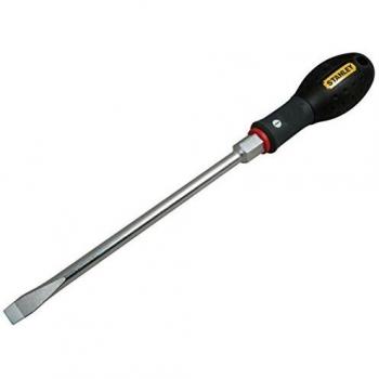 STANLEY FMHT0-62619 - Destornillador plano mecanico 6,5mm x 150mm con tuerca hexagonal para llave fija