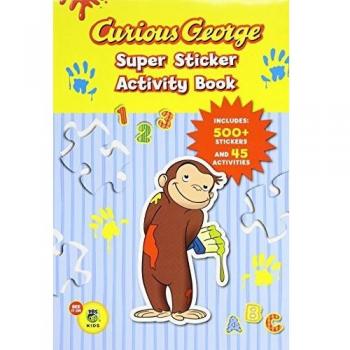 Curious George Super Sticker Activity Book by H.A. Rey