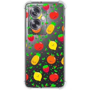Funda de Silicona Antigolpes para Oppo A79 5G con Diseño de Frutas 01