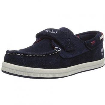 Timberland Casco Bay FTK_EK Casco Bay H&L Boat Ox - Mocasines de cuero para niña, Azul Marino