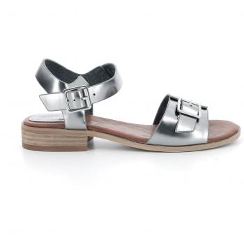 KICKERS Women's BUCIDI Dark Silver Sandals