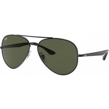 Ray-Ban RB3675 002/31 Black/Green Classic G-15 Pilot Sunglasses 58mm