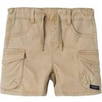 Pantalones cortos cargo para bebé con cintura ajustable