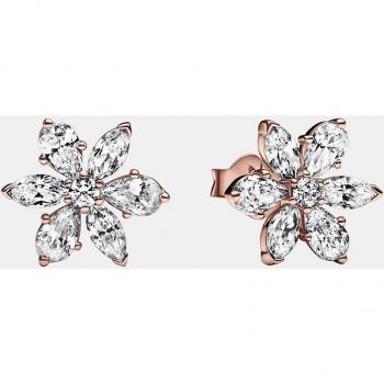 Pendientes Pandora Timeless Herbario Brillante con circonitas