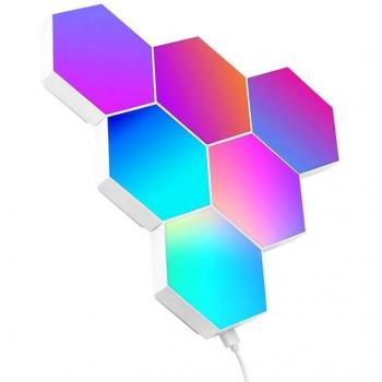 Lámparas hexagonales RGB Ambience Tracer - Smart Hexagon TRAOSW47256
